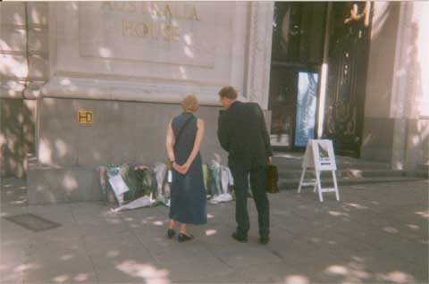 image of intervention at Australia House