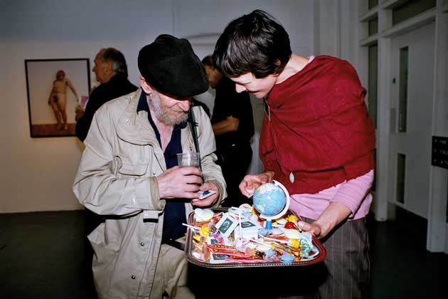 photograph with guest curator Gustav Metzger